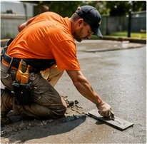 Concreters at work